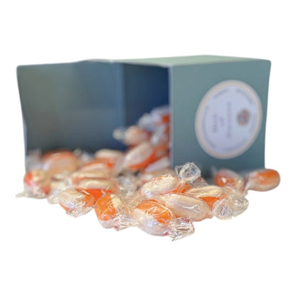 300g Square Coloured Box of Iron Brew Humbugs