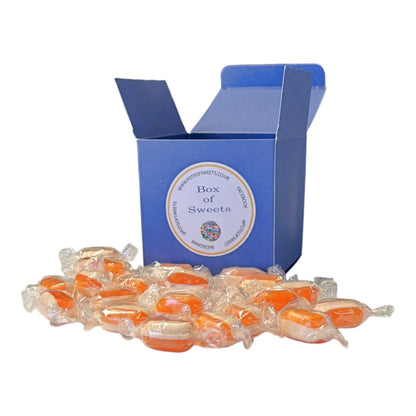 300g Square Coloured Box of Iron Brew Humbugs