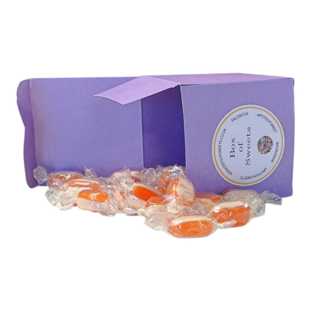 300g Square Coloured Box of Iron Brew Humbugs