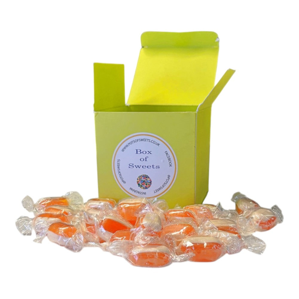 300g Square Coloured Box of Iron Brew Humbugs