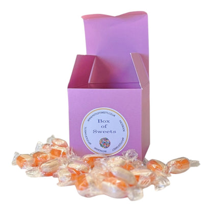 300g Square Coloured Box of Iron Brew Humbugs