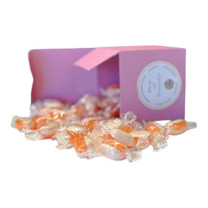 300g Square Coloured Box of Iron Brew Humbugs