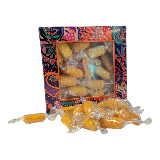 300g Square Window Paisley Pattern Box of Sweet Peanuts