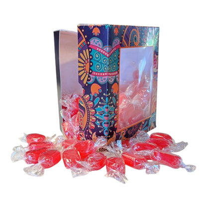 300g Square Window Paisley Pattern Box of Aniseed Twists