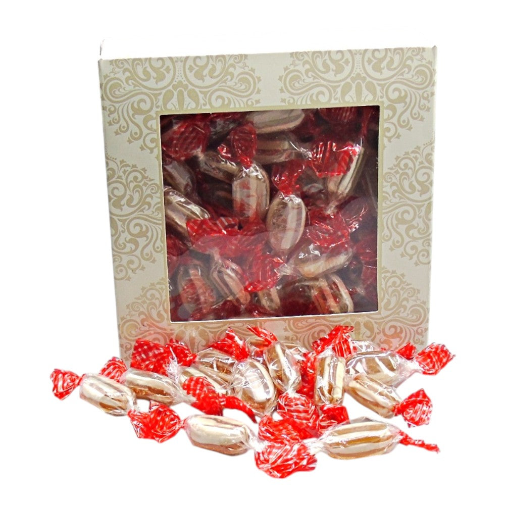 300g Square Window Pattern Box of Sugar Free Mint Humbugs