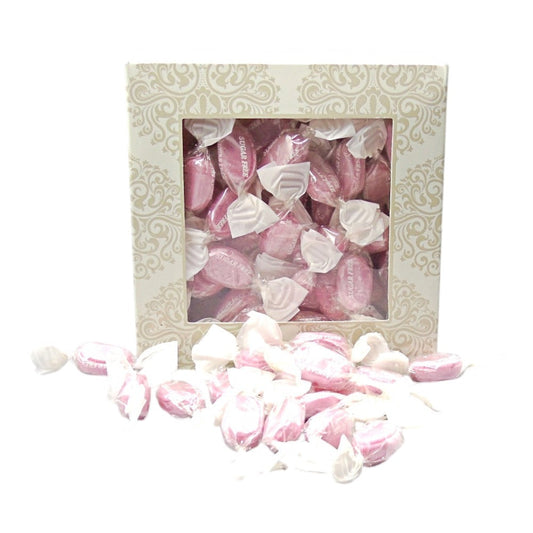 300g Square Window Pattern Box of Sugar Free Strawberry Sherbets Sweets