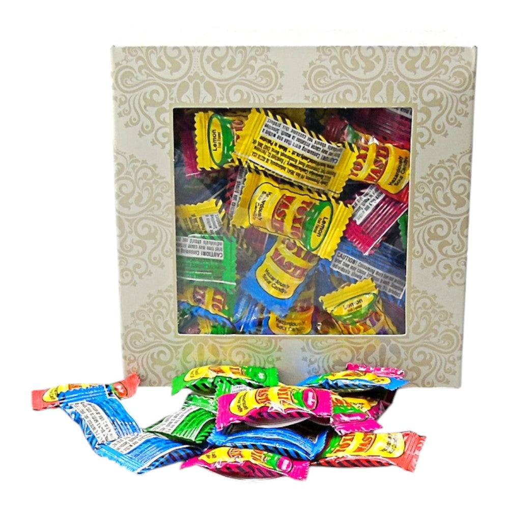 300g Square Window Ivory White Pattern Box of Toxic Waste