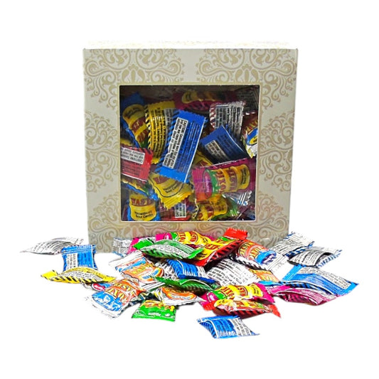 300g Square Window Ivory White Pattern Box of Toxic Waste and Nuclear Waste Super Sour Sweet Mix
