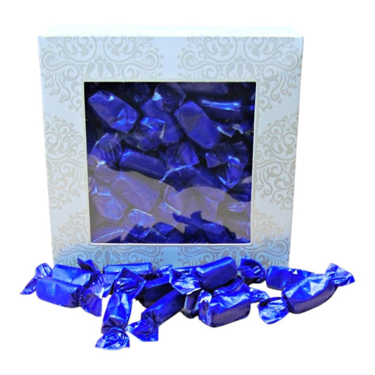 300g Square Window Ivory White Pattern Box of Sugar Free Liquorice Toffee