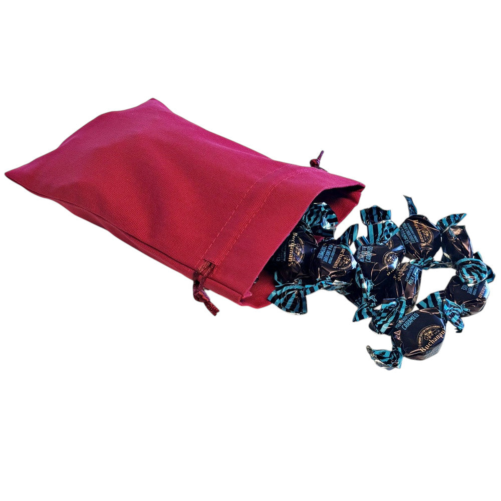 250g Cotton Bag of Buchanans Milk Chocolate Caramel Toffees