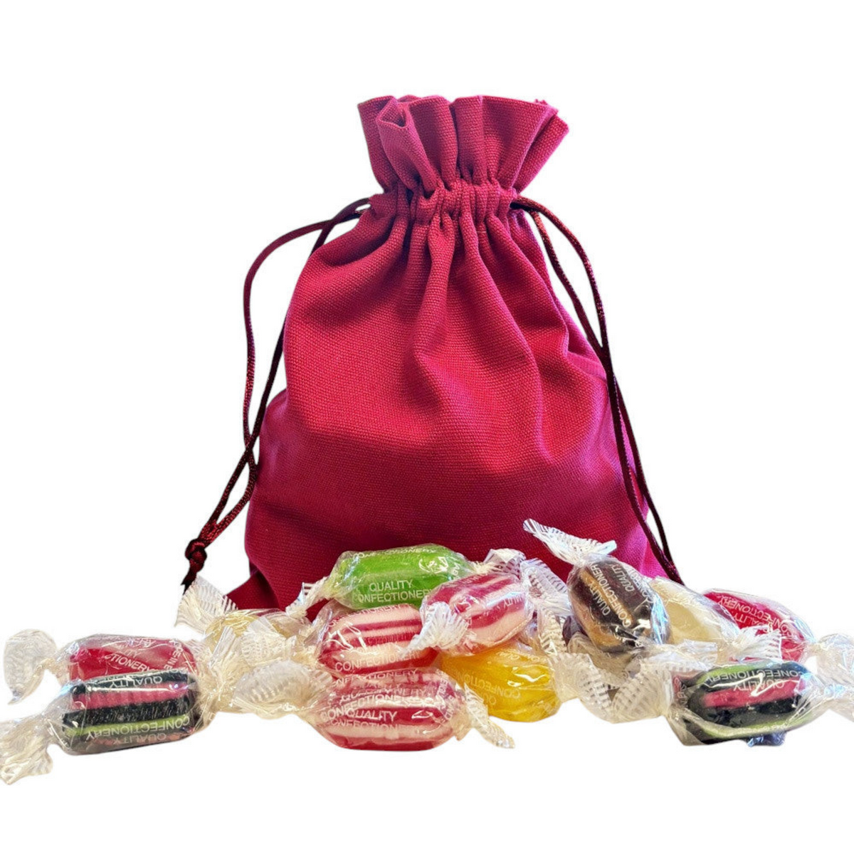 250g Cotton Bag of Buchanans Winter Mix Hard Boiled Sweets