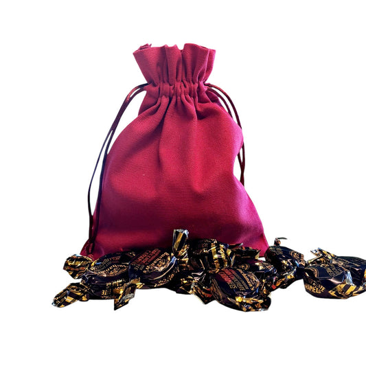 250g Cotton Bag of Buchanans Chocolate Caramel Toffees