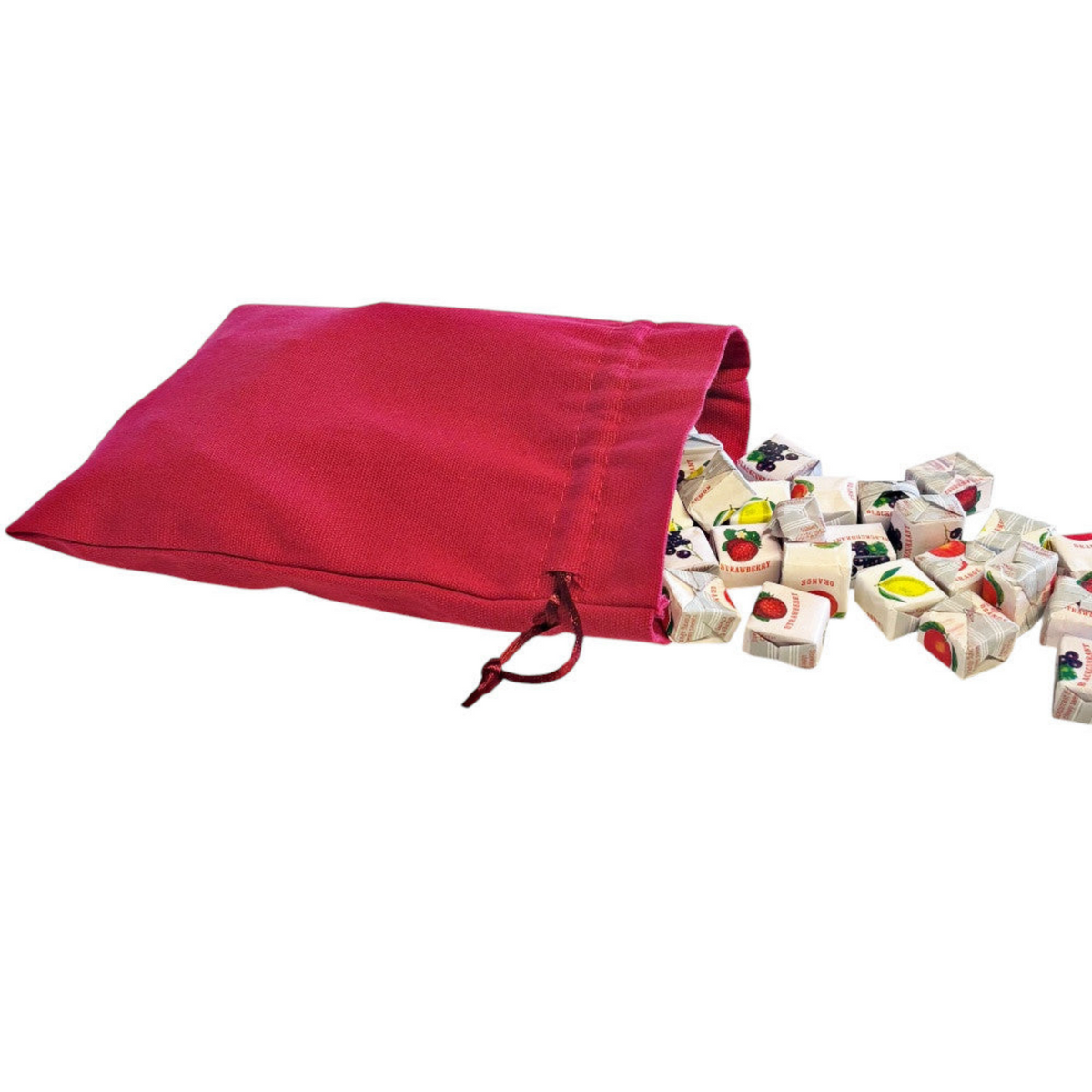 250g Cotton Bag of Fruity Chews Fruit Caramels