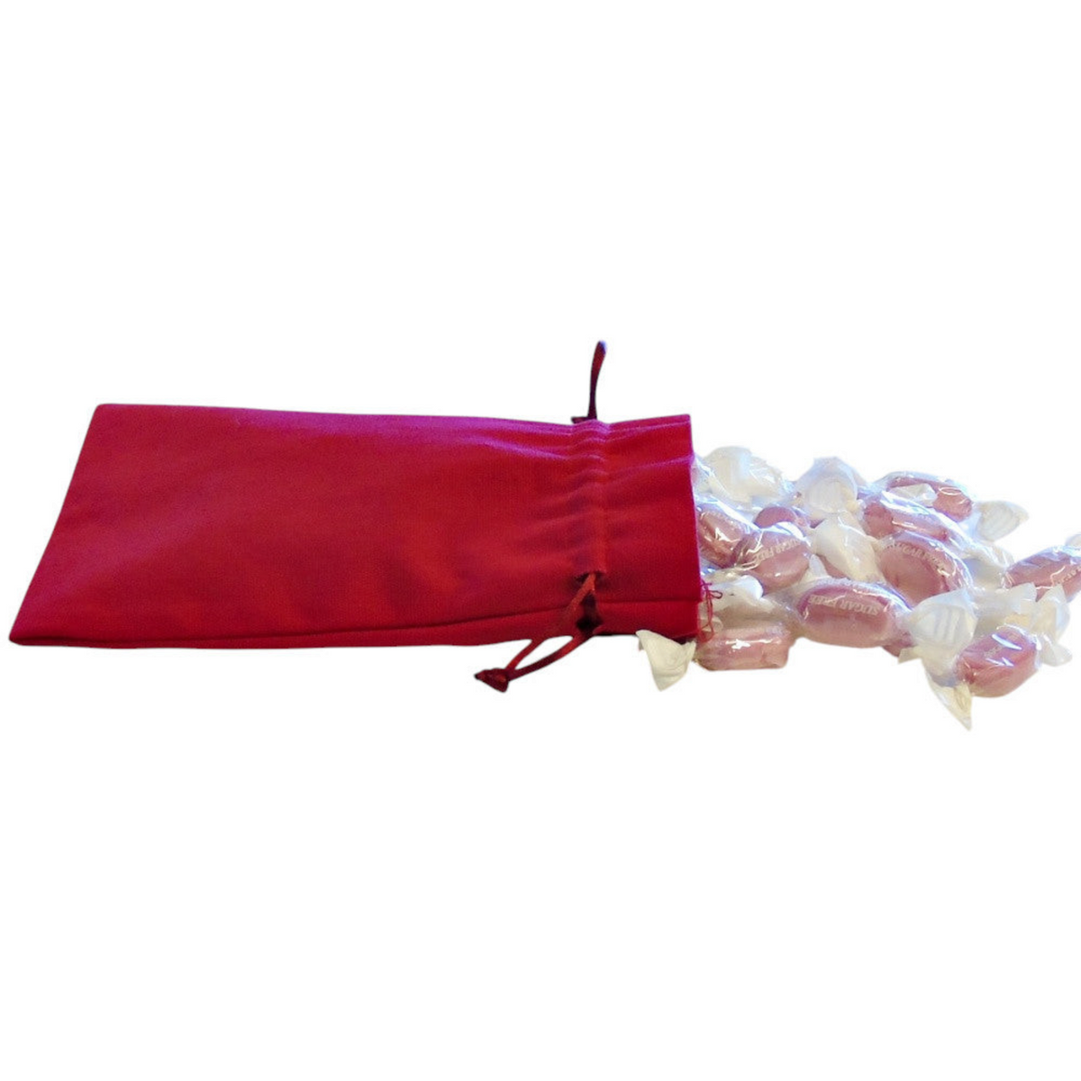 250g Cotton Bag of Sugar Free Strawberry Sherbets Sweets