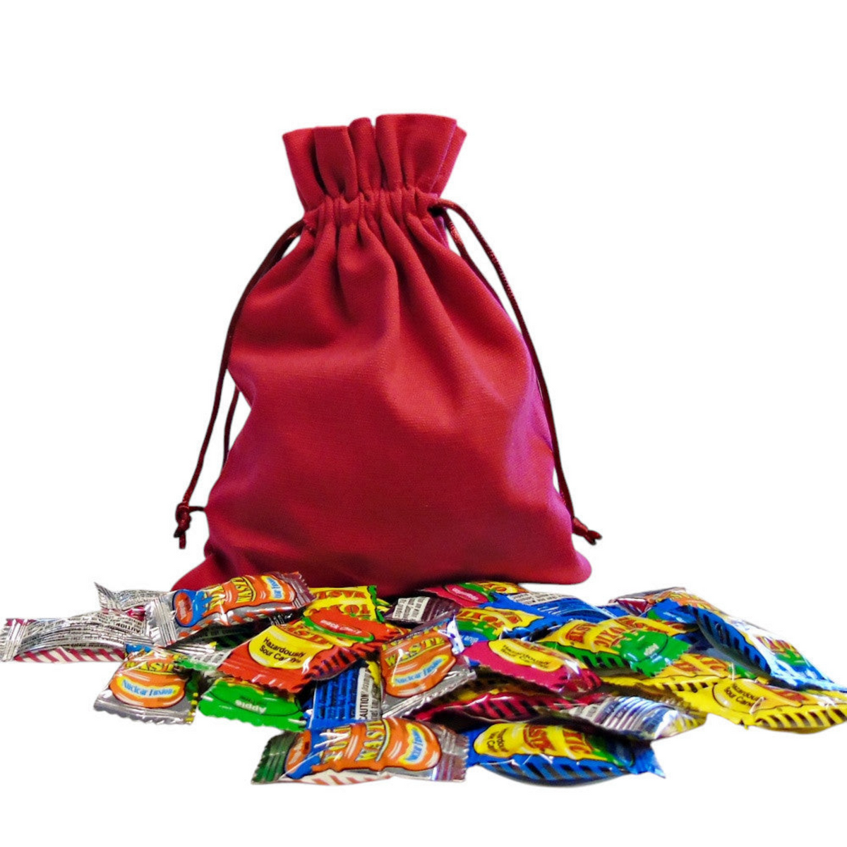 250g Cotton Bag of Toxic Waste and Nuclear Waste Super Sour Sweet Mix