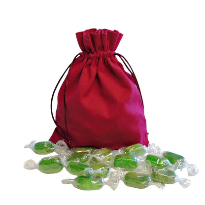 250g Cotton Bag of Hard Boiled Chocolate Limes Sweets