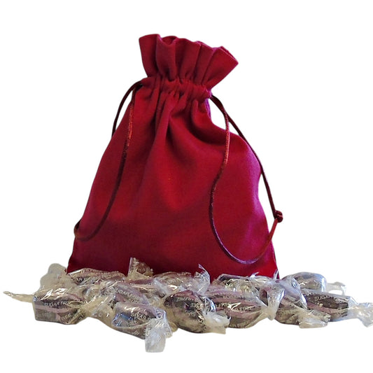 250g Cotton Bag of Sugar Free Blackcurrant and Liquorice