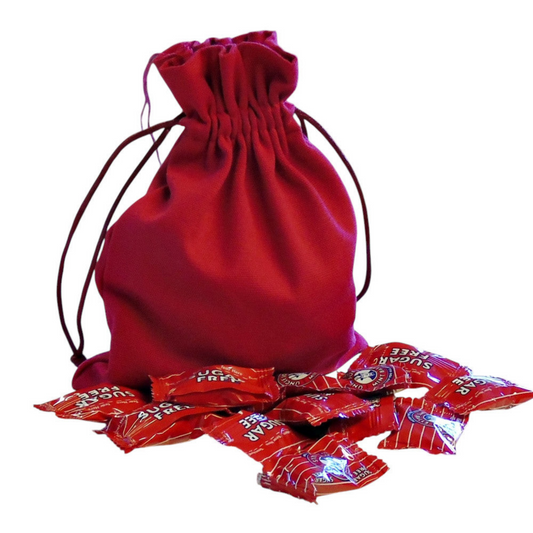250g Cotton Bag of Uncle Joes Sugar Free Mints