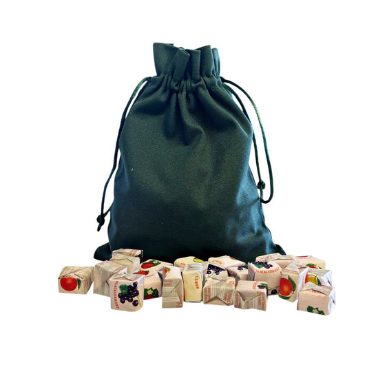 250g Cotton Bag of Fruity Chews Fruit Caramels