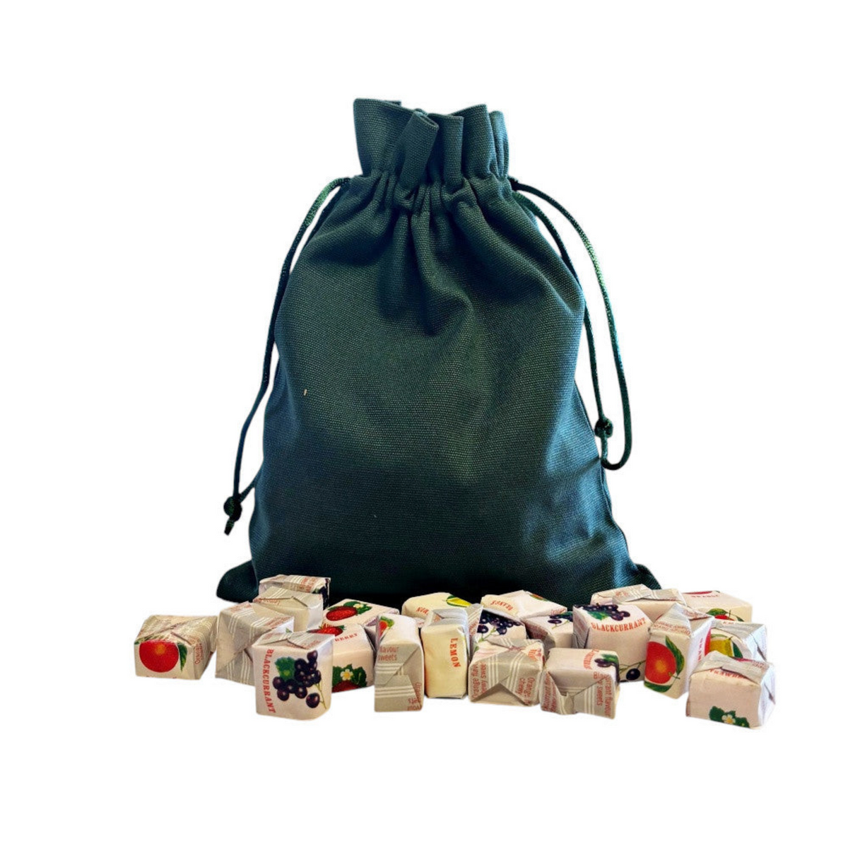 250g Cotton Bag of Fruity Chews Fruit Caramels