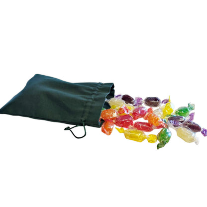 250g Cotton Bag of Hard Boiled Fruit Drop Sweet