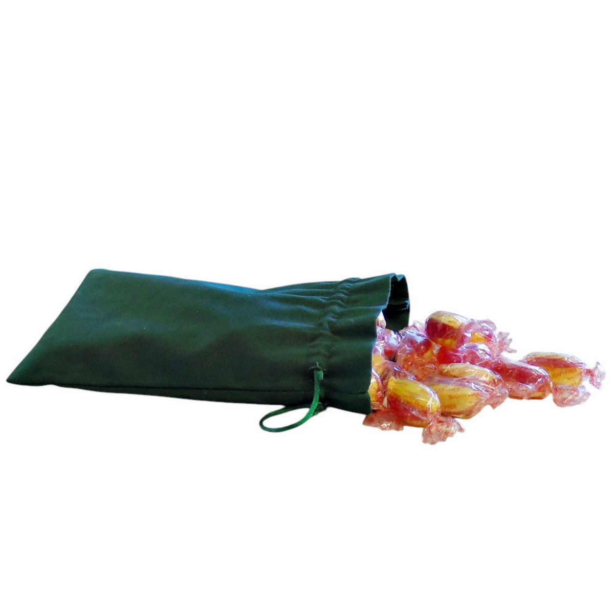 250g Cotton Bag of Sugar Free Rhubarb and Custard