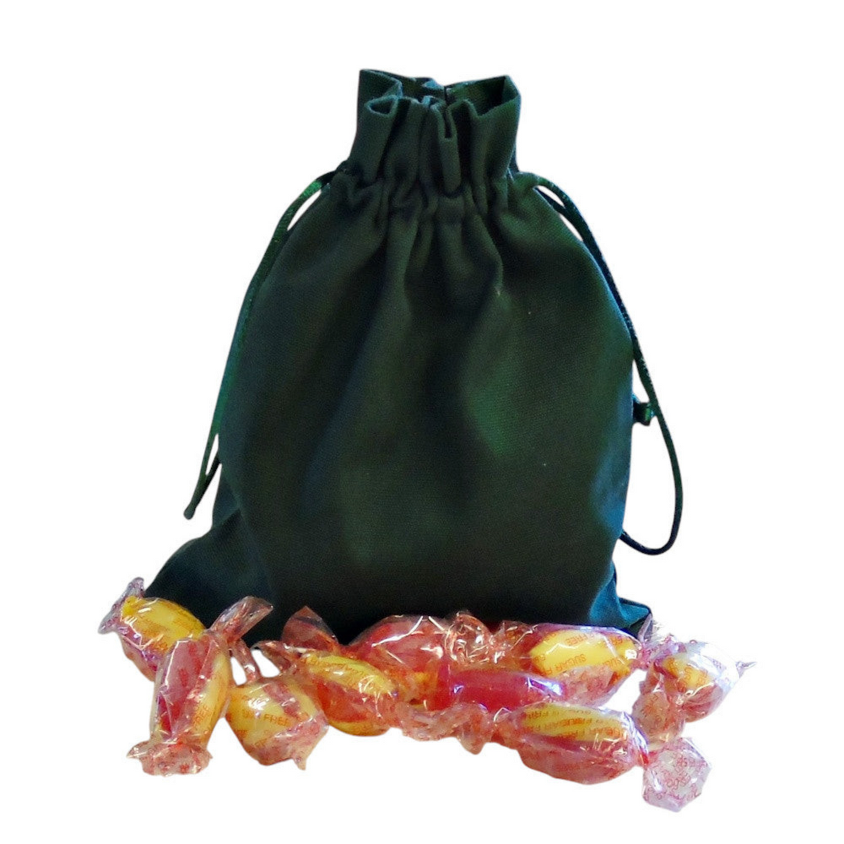 250g Cotton Bag of Sugar Free Rhubarb and Custard
