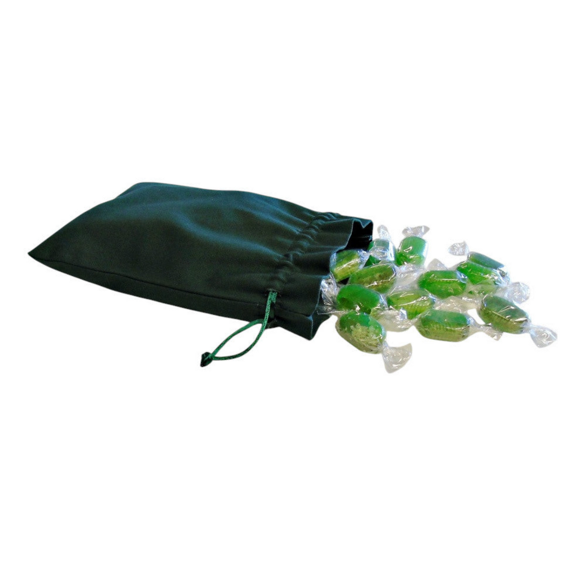 250g Cotton Bag of Hard Boiled Chocolate Limes Sweets