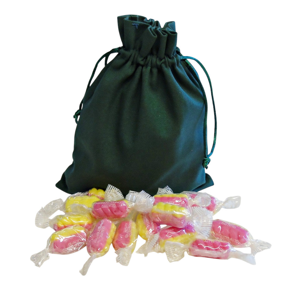 250g Cotton Bag of Rhubarb & Custard Twists