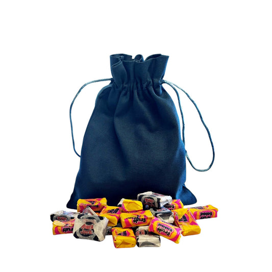 250g Cotton Bag of Black Jacks and Fruit Salads