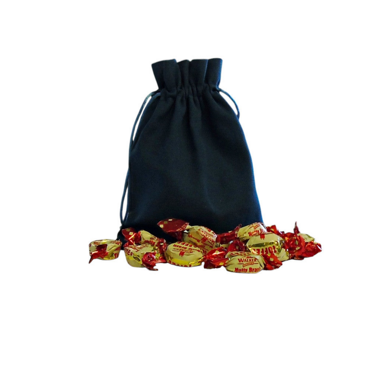 250g Cotton Bag of Walkers Nutty Brazil Toffee