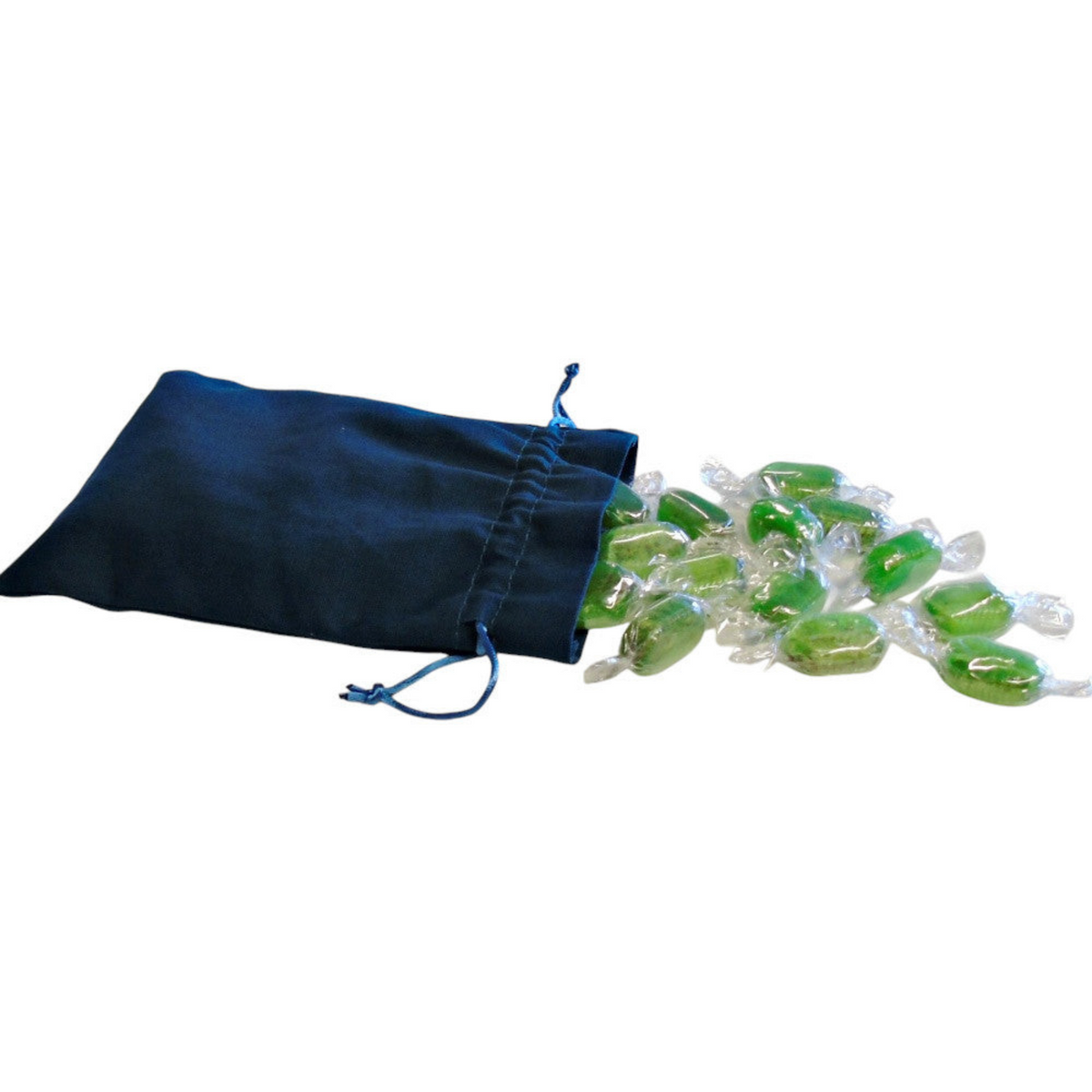 250g Cotton Bag of Hard Boiled Chocolate Limes Sweets