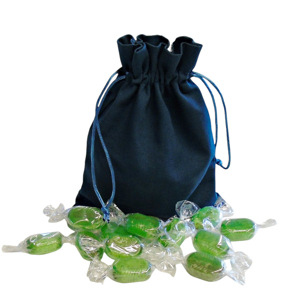 250g Cotton Bag of Hard Boiled Chocolate Limes Sweets