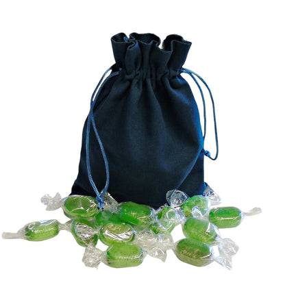 250g Cotton Bag of Hard Boiled Chocolate Limes Sweets