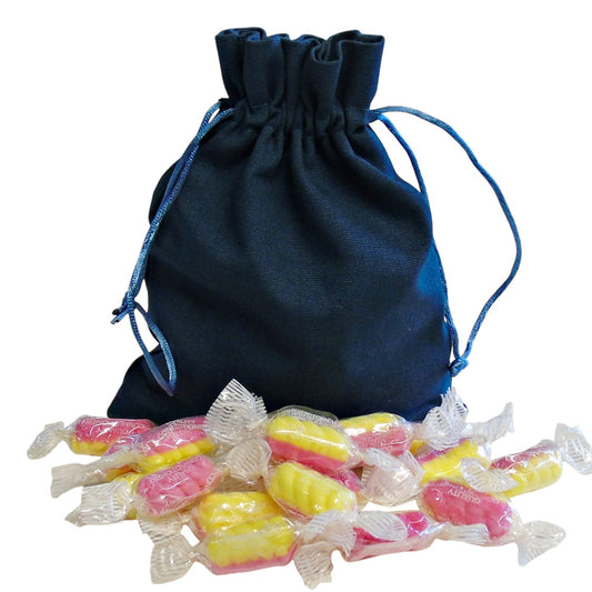 250g Cotton Bag of Rhubarb & Custard Twists