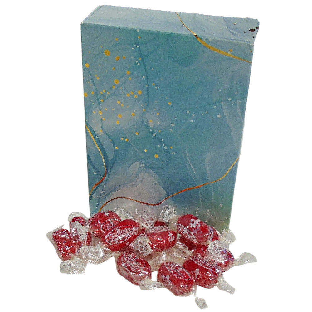 350g Rectangular Patterned Box of Strawberry Sherbets Sweets