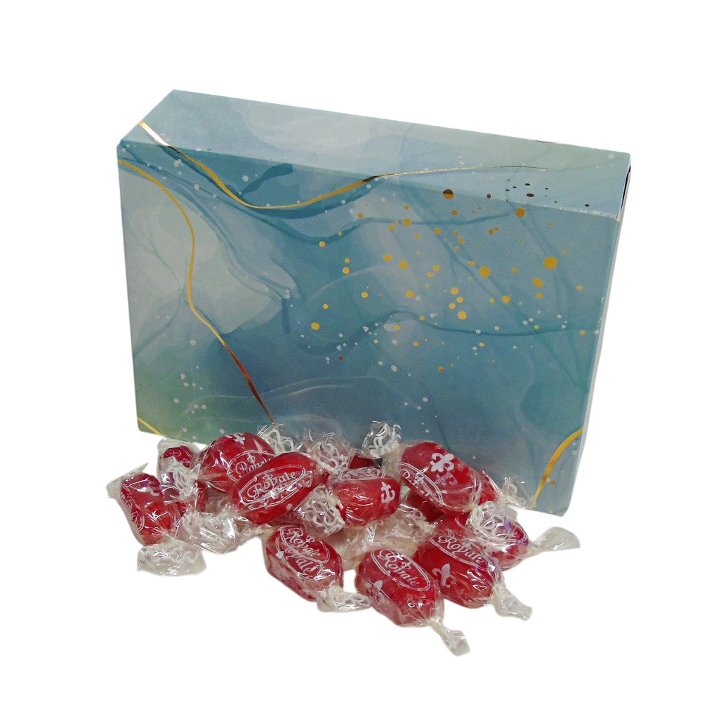 350g Rectangular Patterned Box of Strawberry Sherbets Sweets