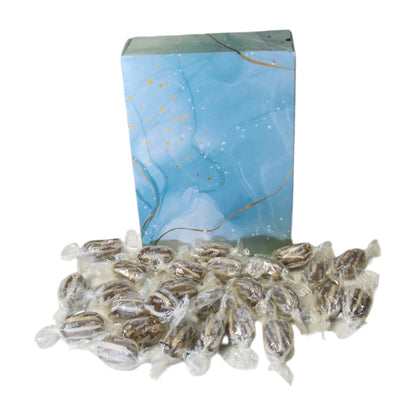 350g Rectangular Patterned Box of Sugar Free Mint Humbugs