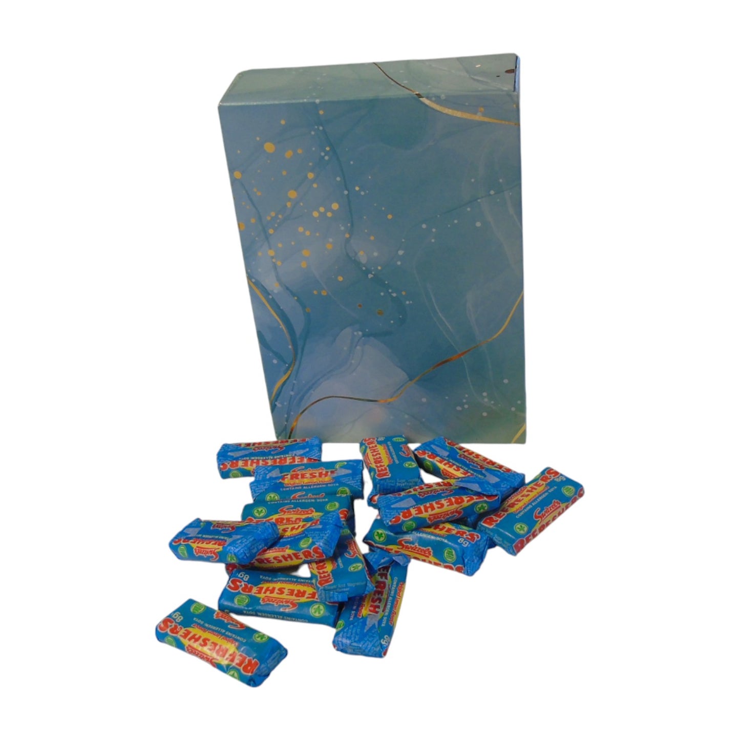 350g Rectangular Patterned Box of Swizzles Refreshers