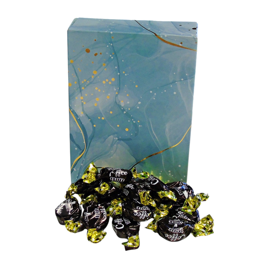 350g Rectangular Patterned Box of Walkers Coffee Toffee Sweets