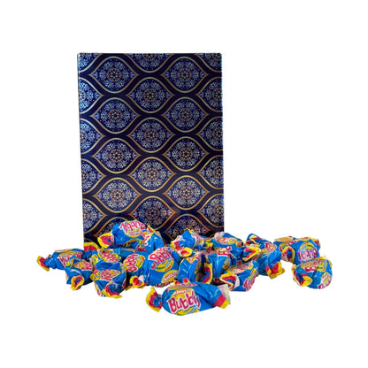 350g Rectangular Patterned Box of Anglo Bubble Bubblegum