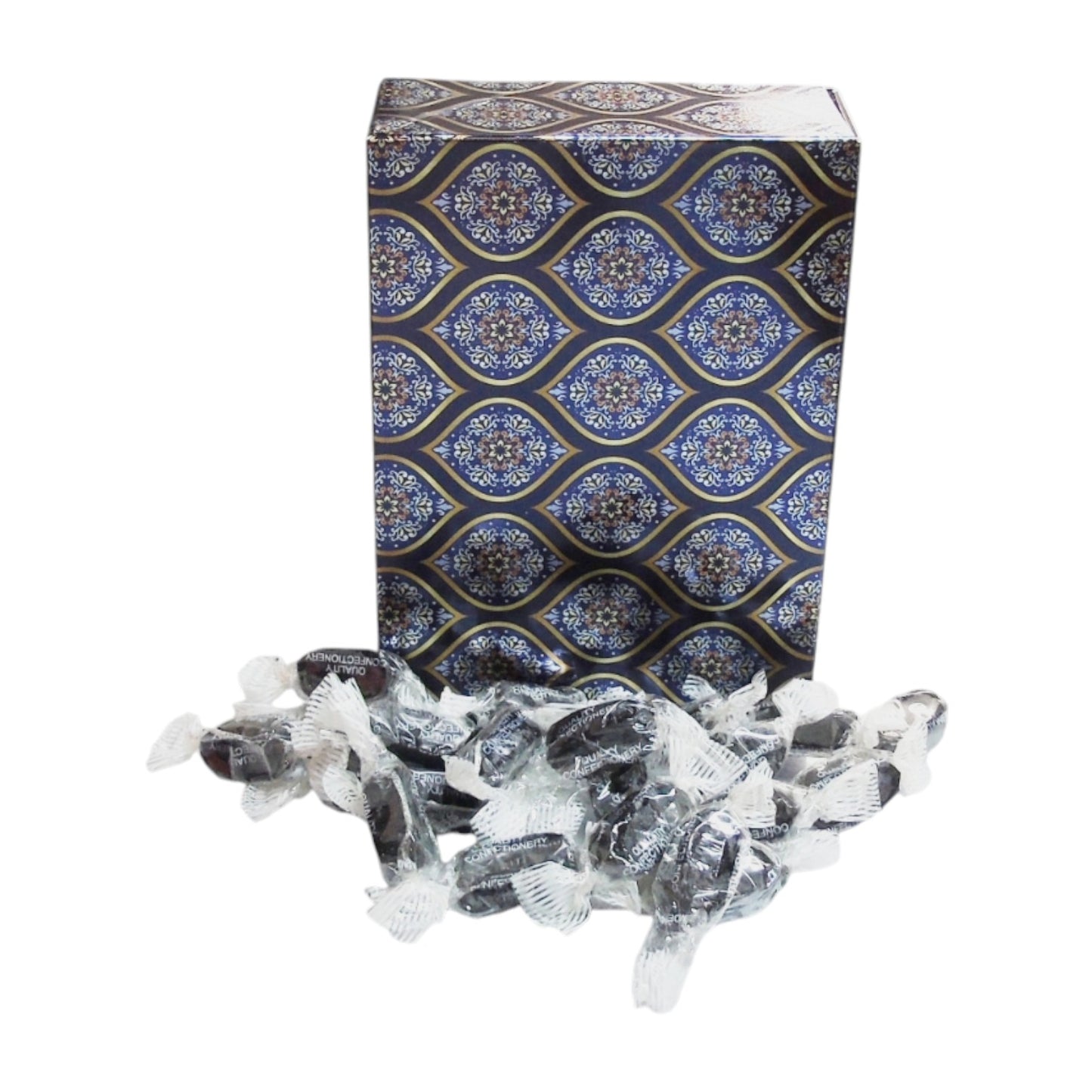 350g Rectangular Patterned Box of Army and Navy Sweets