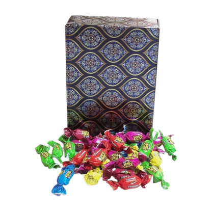 350g Rectangular Patterned Box of Bazooka Juicy Drops