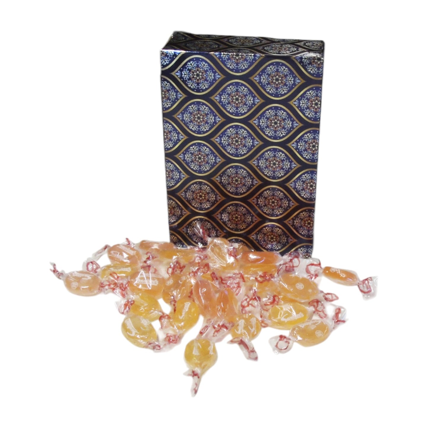 350g Rectangular Patterned Box of Barley Sugar Sweets