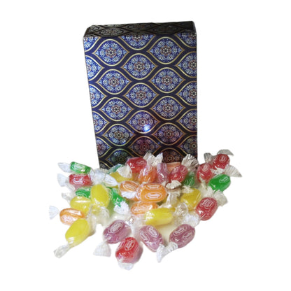 350g Rectangular Patterned Box of Sherbet Fruits