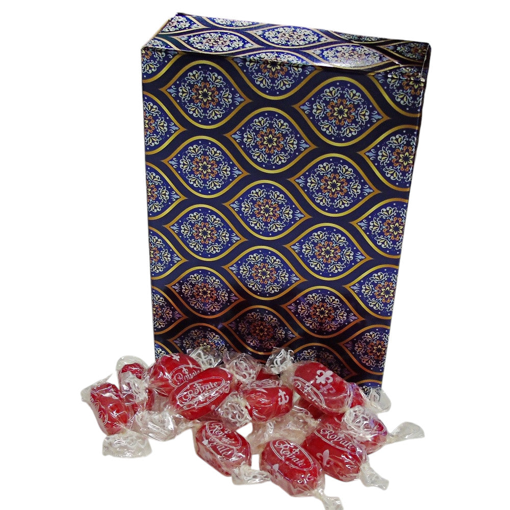 350g Rectangular Patterned Box of Strawberry Sherbets Sweets