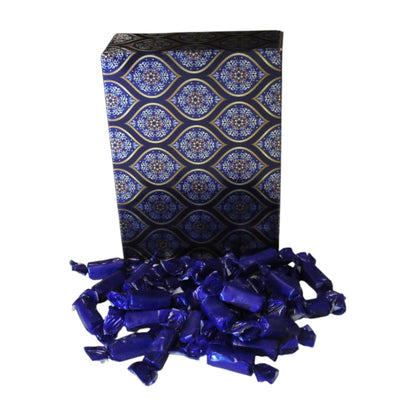 350g Rectangular Patterned Box of Sugar Free Liquorice Toffee