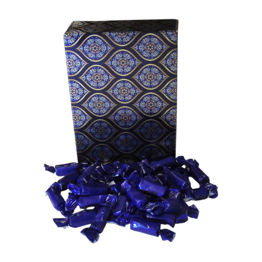 350g Rectangular Patterned Box of Sugar Free Liquorice Toffee