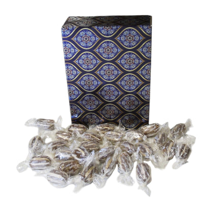 350g Rectangular Patterned Box of Sugar Free Mint Humbugs