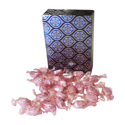 350g Rectangular Patterned Box of Sugar Free Strawberry Sherbets Sweets